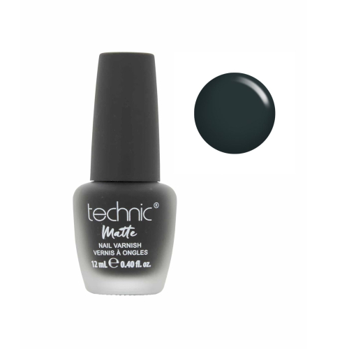 Technic Cosmetics - Matte Nail Polish - Black