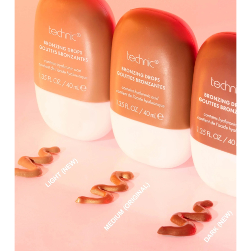 Technic Cosmetics - Tanning drops with hyaluronic acid - Light