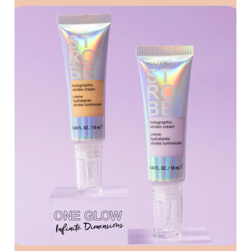 Technic Cosmetics - Cream Highlighter Strobe Holographic Cream - Halo