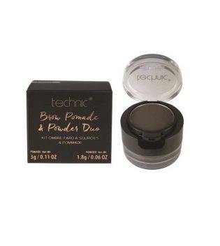 Technic Cosmetics - Brow Pomade & Powder Duo Kit - Dark