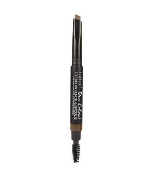 Technic Cosmetics - Eyebrow Pencil + Brush Duo Colour - Brunette