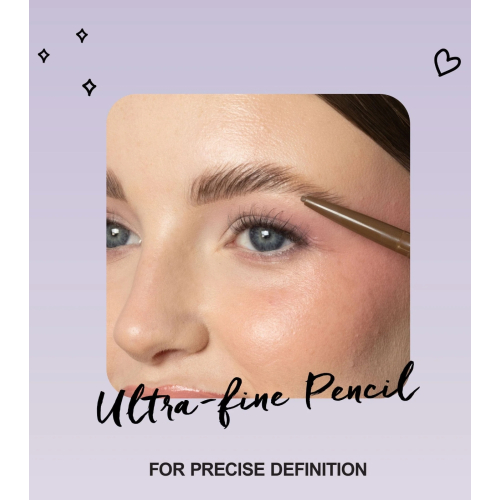 Technic Cosmetics - Eyebrow Pencil + Tinted Gel Define & Set - Brunette