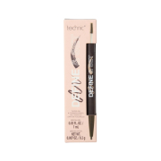 Technic Cosmetics - Eyebrow Pencil + Tinted Gel Define & Set - Dark Brown