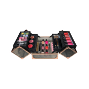 Technic Cosmetics - Makeup Case Black & Rose Gold Beauty Case