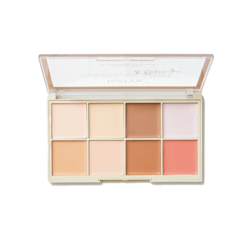 Technic Cosmetics - Cream Face Palette Foundation, Blush & Bronzer - Light