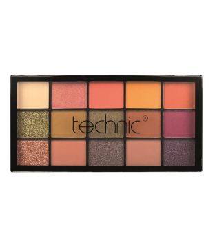 Technic Cosmetics - Pressed Pigment Eyeshadow Palette - Cinnamon Swirl