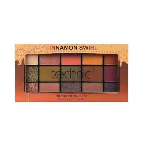 Technic Cosmetics - Pressed Pigment Eyeshadow Palette - Cinnamon Swirl