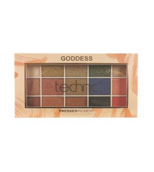 Technic Cosmetics - Pressed Pigment Eyeshadow Palette - Goddess