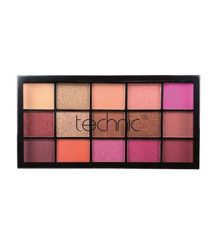 Technic Cosmetics - Pressed Pigment Eyeshadow Palette - Hot Love