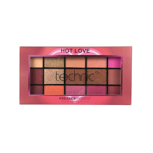Technic Cosmetics - Pressed Pigment Eyeshadow Palette - Hot Love