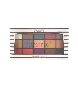 Technic Cosmetics - Pressed Pigment Eyeshadow Palette - Vacay