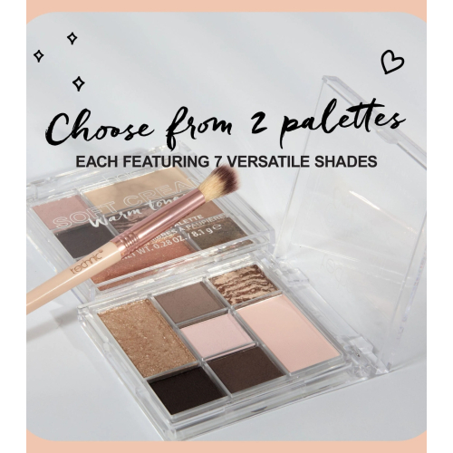 Technic Cosmetics - Shadow Palette Soft Cream - Warm Tones