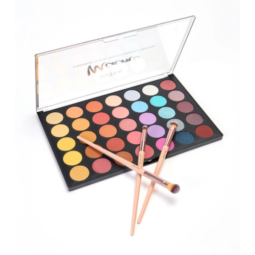 Technic Cosmetics - Eyeshadow Palette + Brush Trio Miami Palette & Brush Set