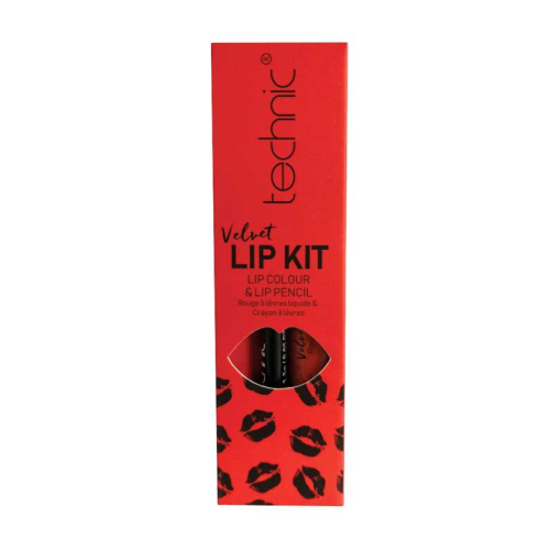 Technic Cosmetics - Lipliner + Liquid Lipstick Velvet Lip Kit - Louby Lou