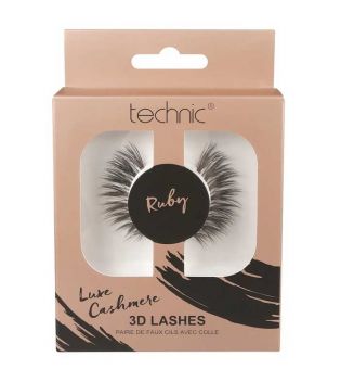 Technic Cosmetics - 3D False Eyelashes Luxe Cashmere - Ruby