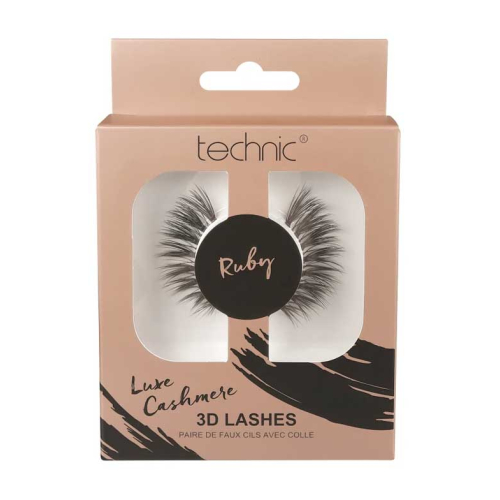 Technic Cosmetics - 3D False Eyelashes Luxe Cashmere - Ruby