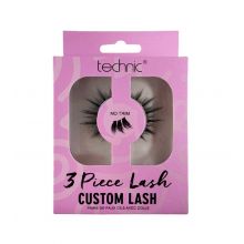 Technic Cosmetics - False Eyelashes Custom Lash - 3 Piece Lash