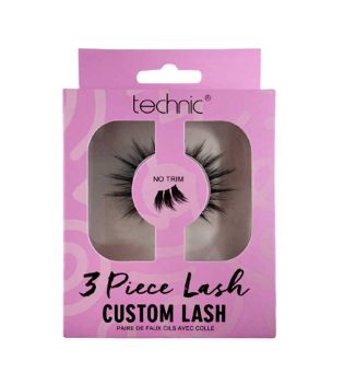 Technic Cosmetics - False Eyelashes Custom Lash - 3 Piece Lash