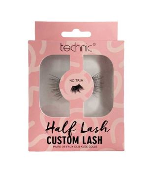 Technic Cosmetics - False Eyelashes Custom Lash - Half Lash