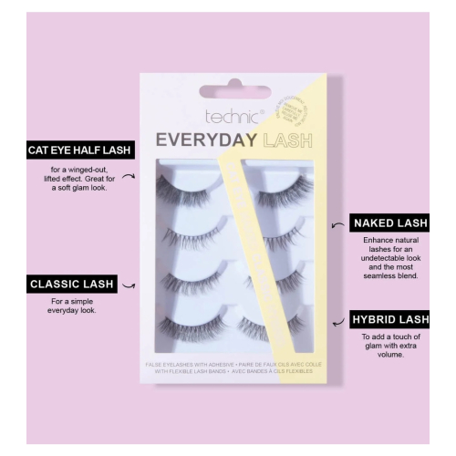 Technic Cosmetics - False Eyelashes Everyday Lash
