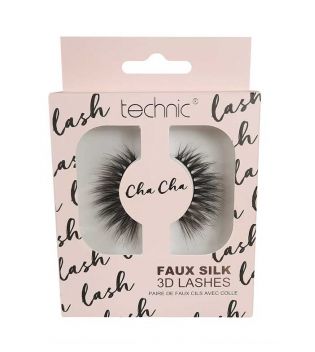 Technic Cosmetics - False eyelashes Faux Silk Lashes - ChaCha