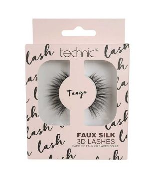 Technic Cosmetics - False eyelashes Faux Silk Lashes - Tango