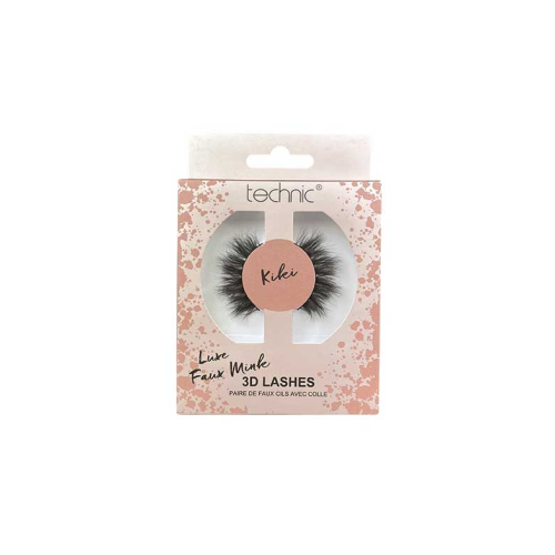 Technic Cosmetics - False eyelashes Luxe Faux Mink 3D - Kiki