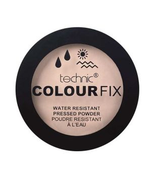 Technic Cosmetics - Colour Fix Water Resistant Pressed Powder - Blanched Almond