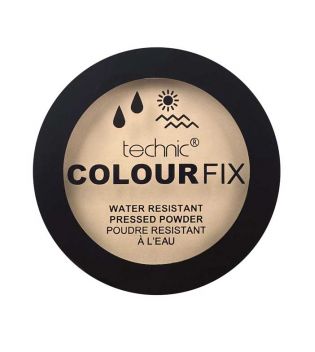Technic Cosmetics - Colour Fix Water Resistant Pressed Powder - Cashew