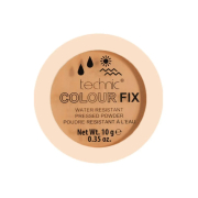 Technic Cosmetics - Colour Fix Water Resistant Pressed Powder - Hazelnut