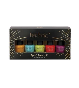 Technic Cosmetics - Shiny Nail Polish Set