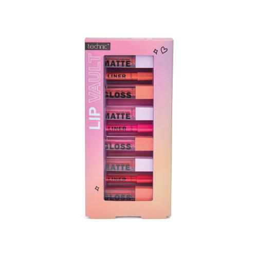 Technic Cosmetics - Lipliner + Lipstick Set Lip Vault