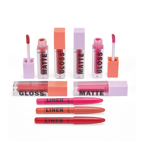 Technic Cosmetics - Lipliner + Lipstick Set Lip Vault