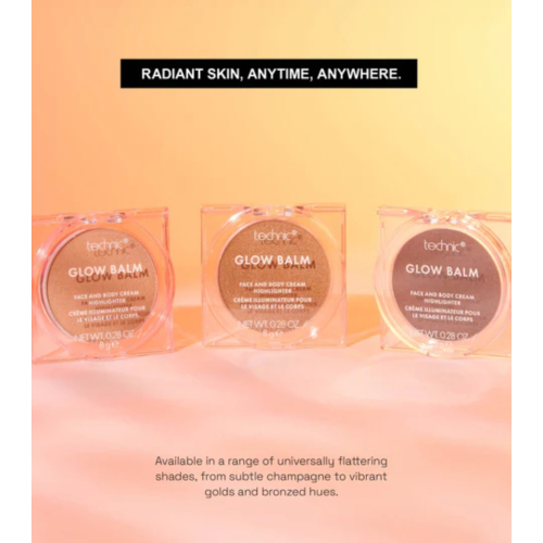 Technic Cosmetics - *Sundrenched* - Cream Highlighter Glow Balm - Golden Sands