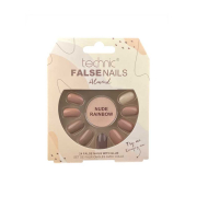 Technic Cosmetics - False Nails Almond Artificial Nails - Nude Rainbow