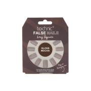 Technic Cosmetics - False Nails False Nails Long Square - Gloss Mocha