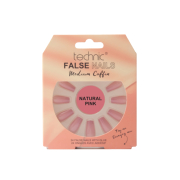 Technic Cosmetics - False Nails False Nails Medium Coffin - Natural Pink