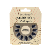 Technic Cosmetics - False Nails False Nails Short Square - Midnight Encounter