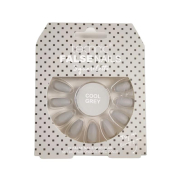 Technic Cosmetics - False Nails False Nails Squareletto - Cool Grey