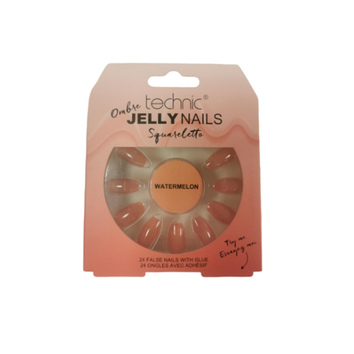 Technic Cosmetics - Squareletto False Nails - Watermelon