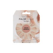 Technic Cosmetics - False Nails False Nails Stiletto - Beige Marble