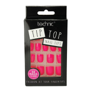 Technic Cosmetics - Artificial Nails Tip Top - Bright Pink