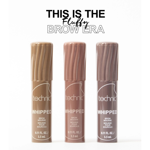 Technic Cosmetics - *Whipped* - Eyebrow Mousse - Medium Brown