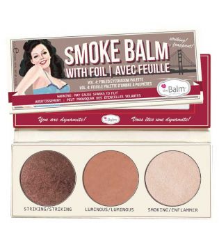 The Balm - Trio eyeshadow Smoke Balm 4 - foiled eyeshadow palette