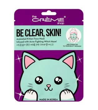 The Crème Shop - Face Mask - Be Clear, Skin! Cat