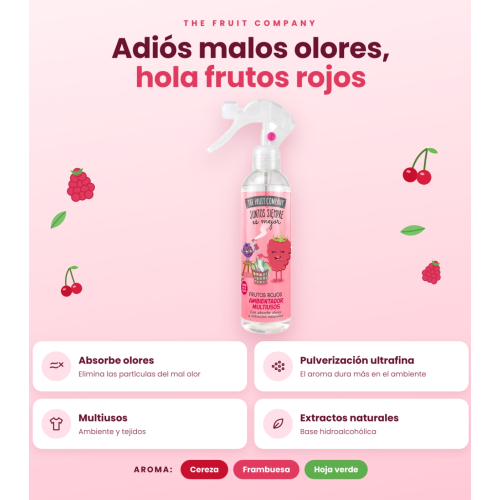 The Fruit Company - Multi-purpose spray air freshener - Red Fruits