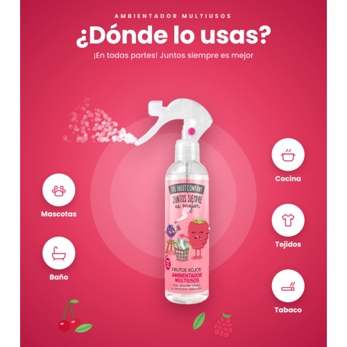 The Fruit Company - Multi-purpose spray air freshener - Red Fruits