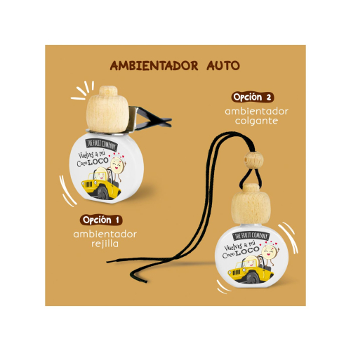 The Fruit Company - Car Air Freshener - Coco