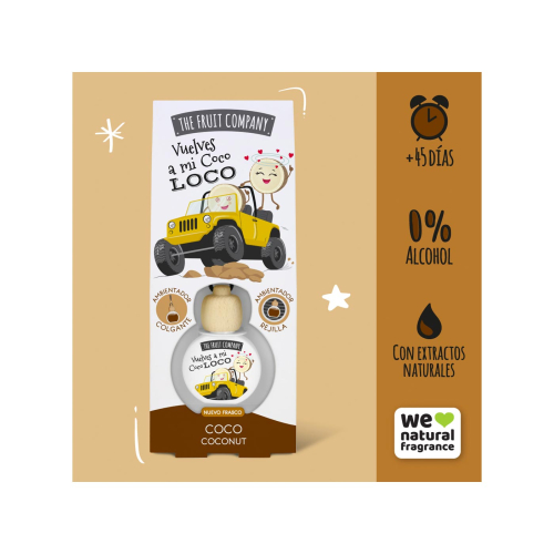The Fruit Company - Car Air Freshener - Coco