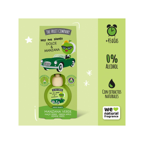 The Fruit Company - Car Air Freshener - Green Apple